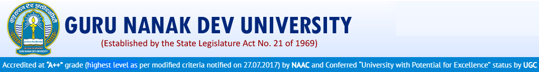 Guru Nanak Dev University, Amritsar